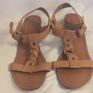 Summer wedge sandal